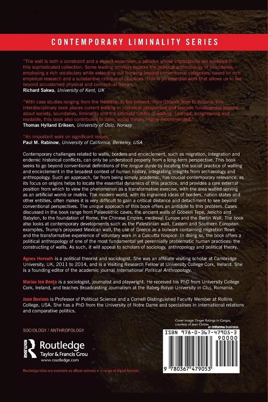 Rückseite: 9780367479053 | Walling, Boundaries and Liminality | Agnes Horvath (u. a.) | Buch