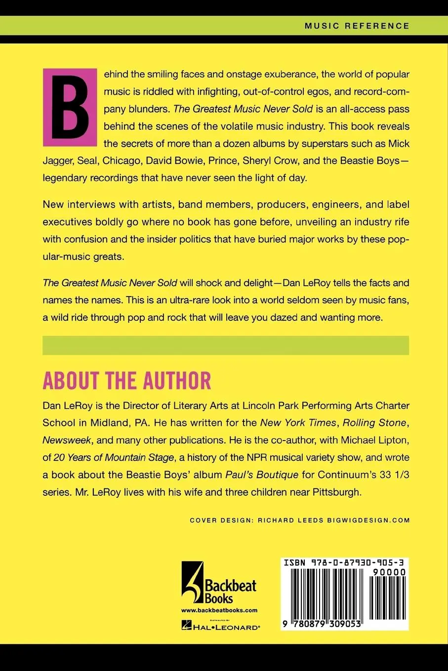 Rückseite: 9780879309053 | The Greatest Music Never Sold | Dan Leroy | Taschenbuch | Englisch
