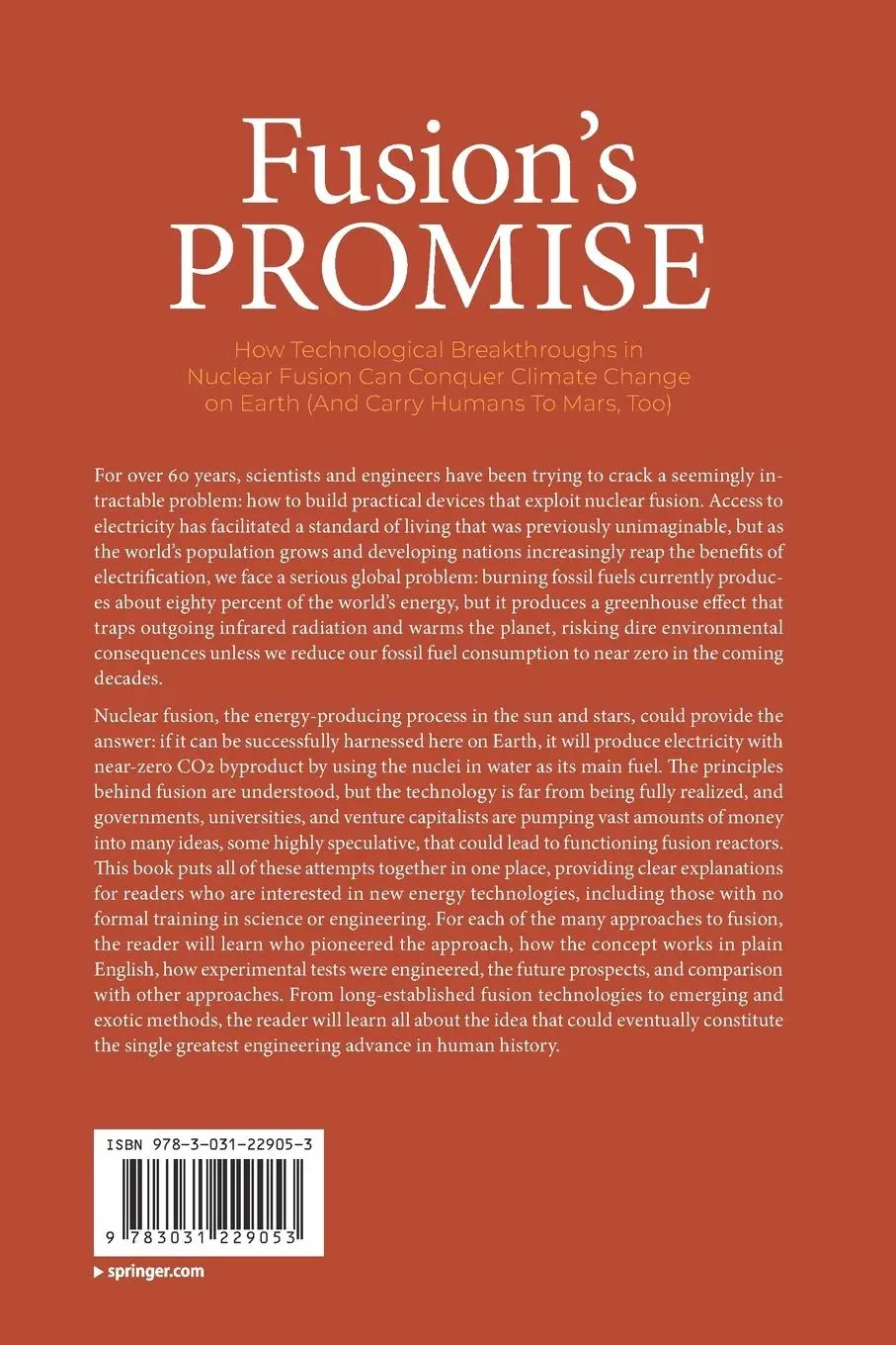 Rückseite: 9783031229053 | Fusion's Promise | Alfred B. Bortz (u. a.) | Taschenbuch | xxvii