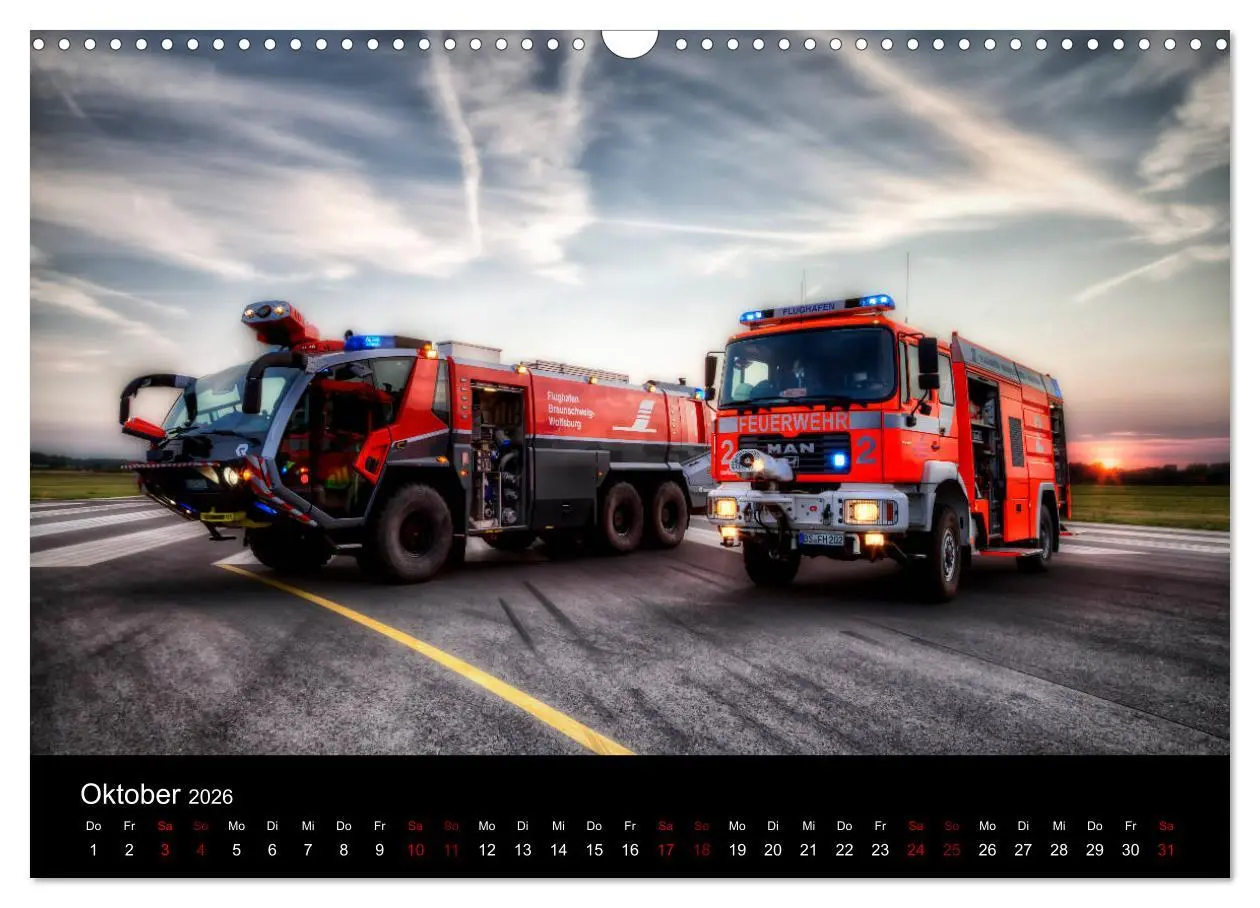 Bild: 9783457889053 | Feuerwehr und Rettungsdienst (Wandkalender 2026 DIN A3 quer),...