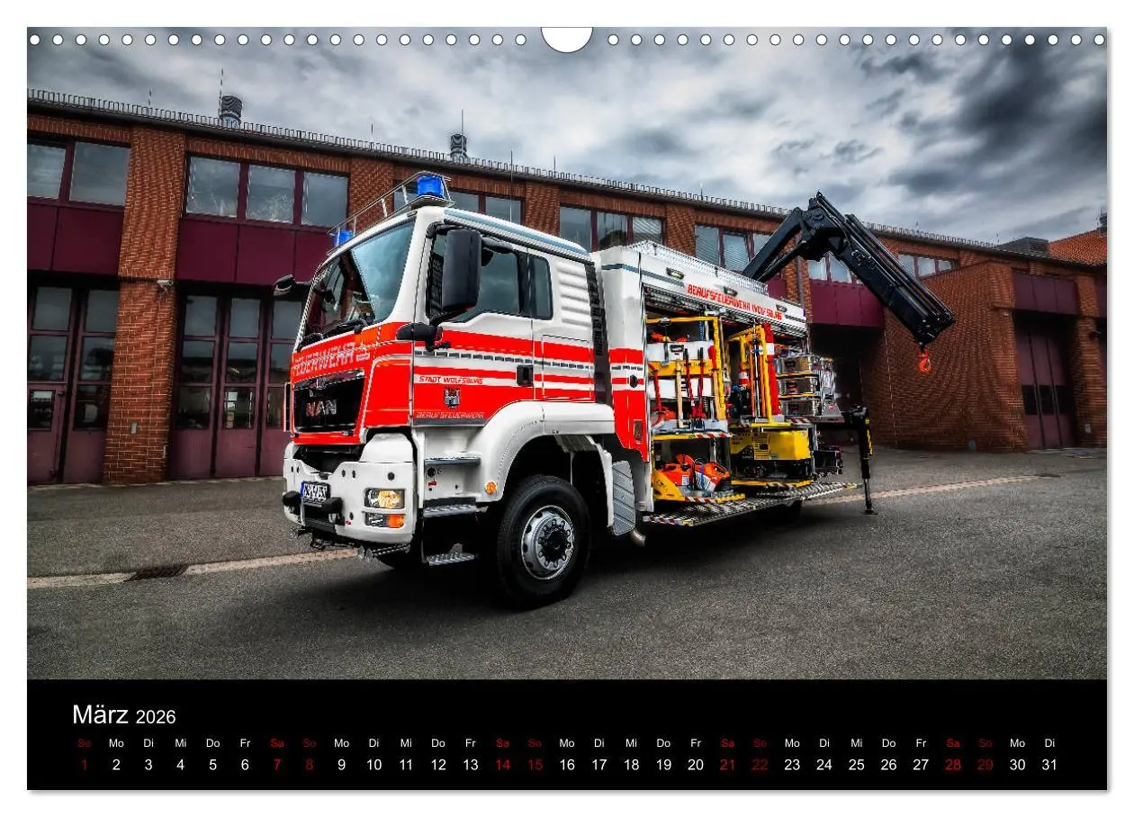 Bild: 9783457889053 | Feuerwehr und Rettungsdienst (Wandkalender 2026 DIN A3 quer),...