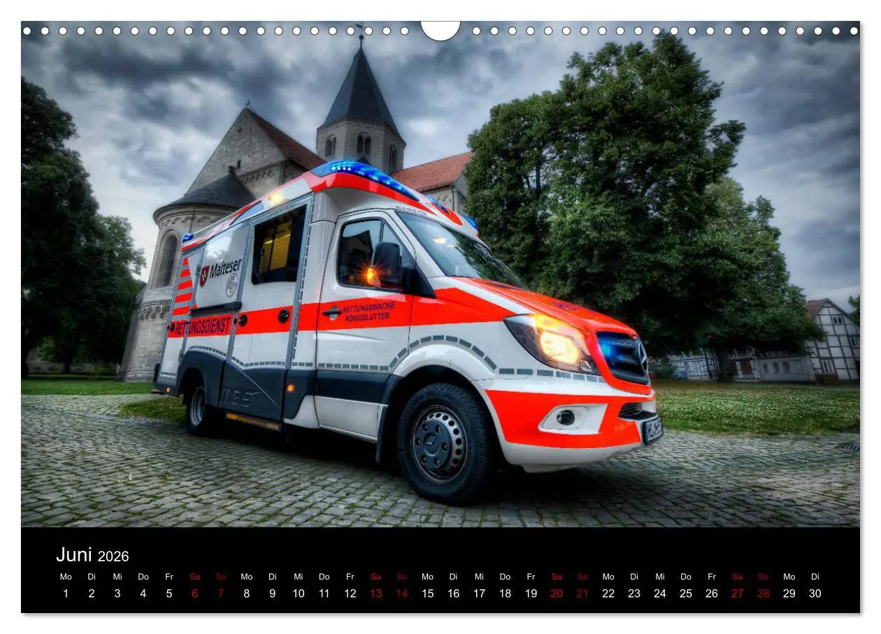 Bild: 9783457889053 | Feuerwehr und Rettungsdienst (Wandkalender 2026 DIN A3 quer),...