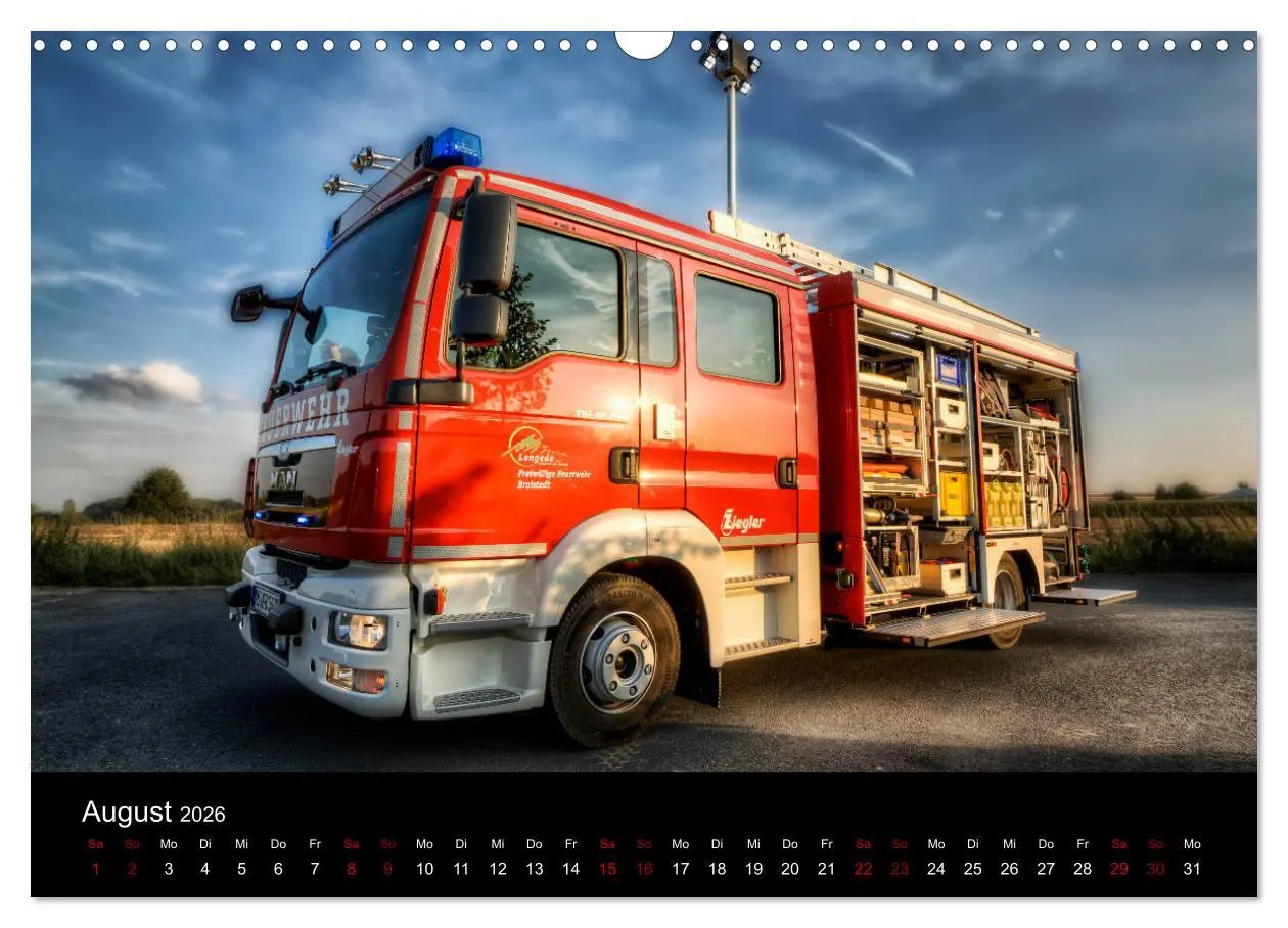 Bild: 9783457889053 | Feuerwehr und Rettungsdienst (Wandkalender 2026 DIN A3 quer),...