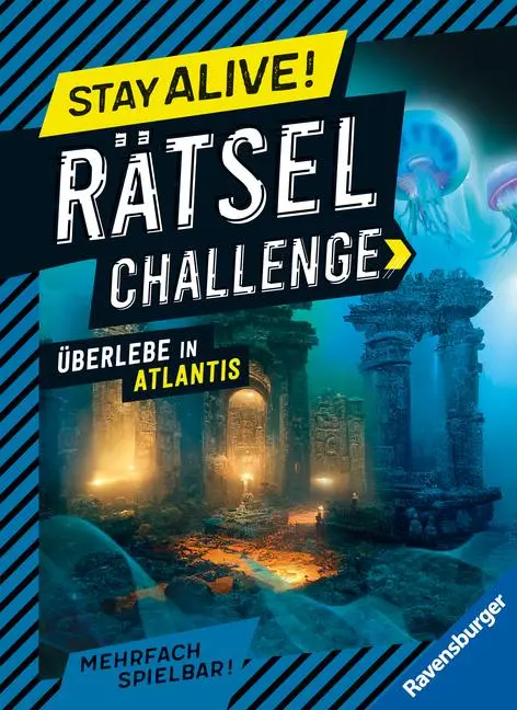 Cover: 9783473489053 | Stay alive! Rätsel-Challenge - Überlebe in Atlantis | Elena Bruns