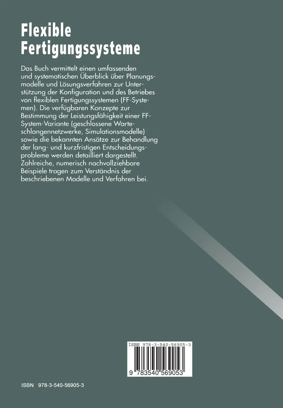 Rückseite: 9783540569053 | Flexible Fertigungssysteme | Heinrich Kuhn (u. a.) | Taschenbuch | xvi