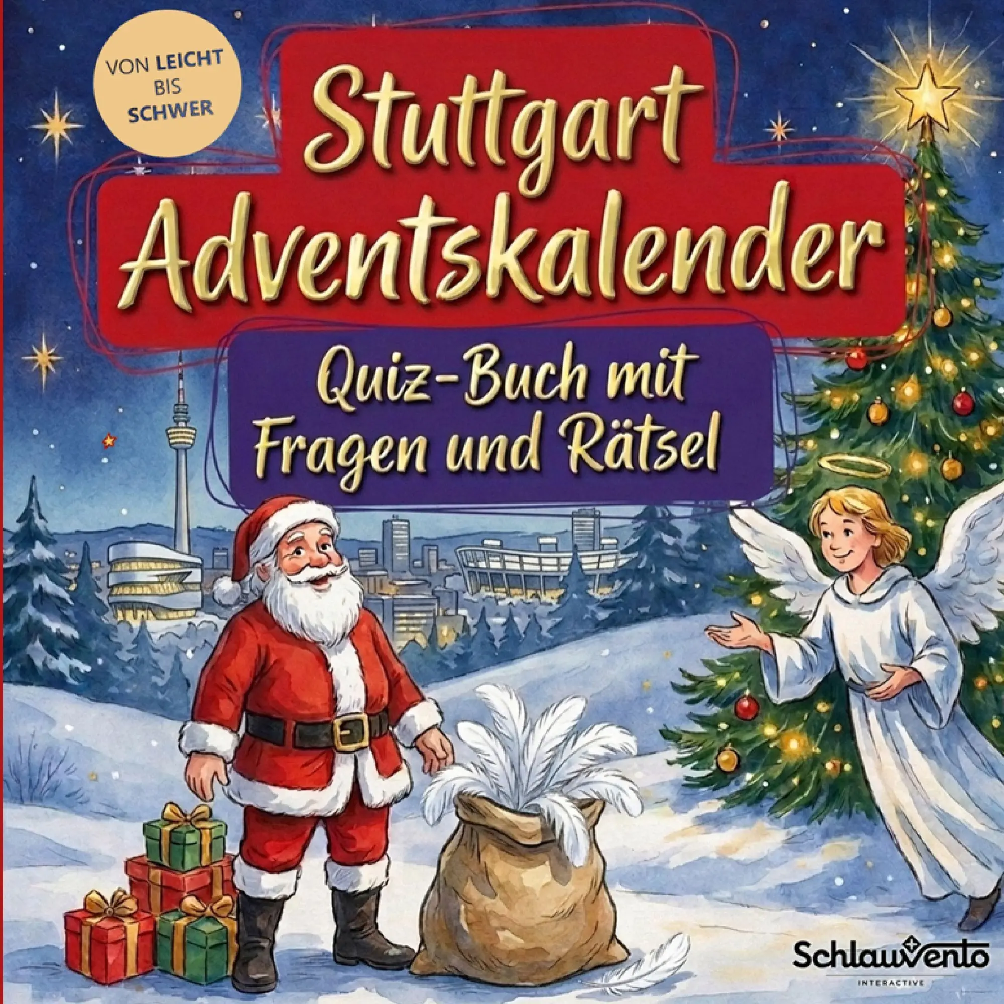 Cover: 9783693199053 | Stuttgart-Adventskalender: Quiz-Buch mit Fragen und Rätsel | Buch