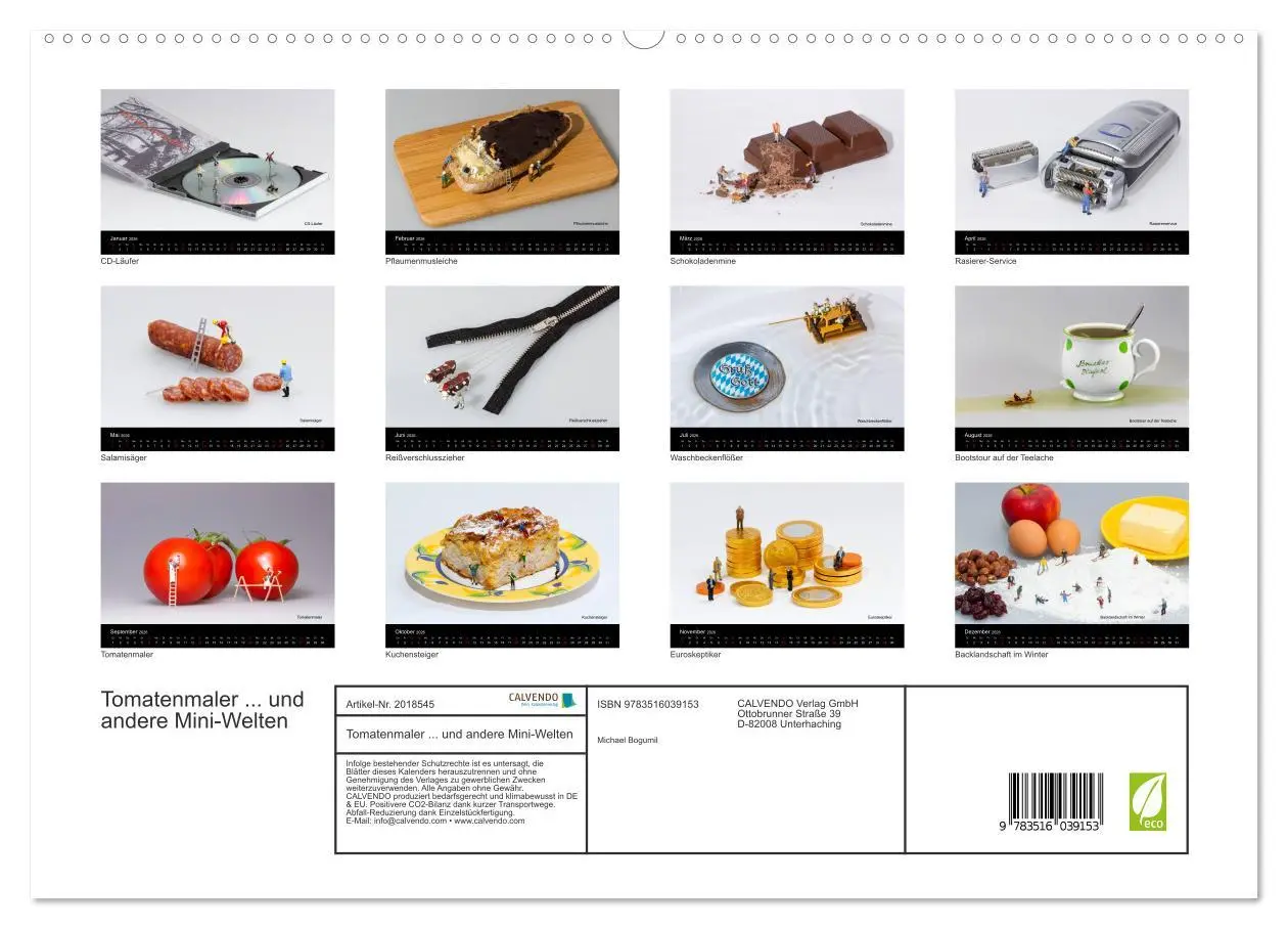 Bild: 9783516039153 | Tomatenmaler ... und andere Mini-Welten (Wandkalender 2026 DIN A2...