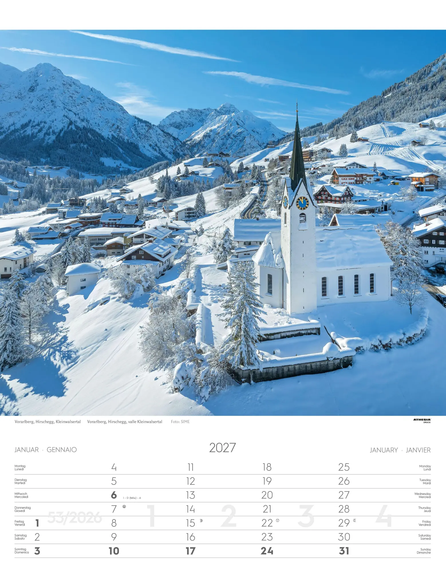 Bild: 9788868399153 | Österreich Kalender 2027 | Austria | Athesia-Tappeiner Verlag | 14 S.