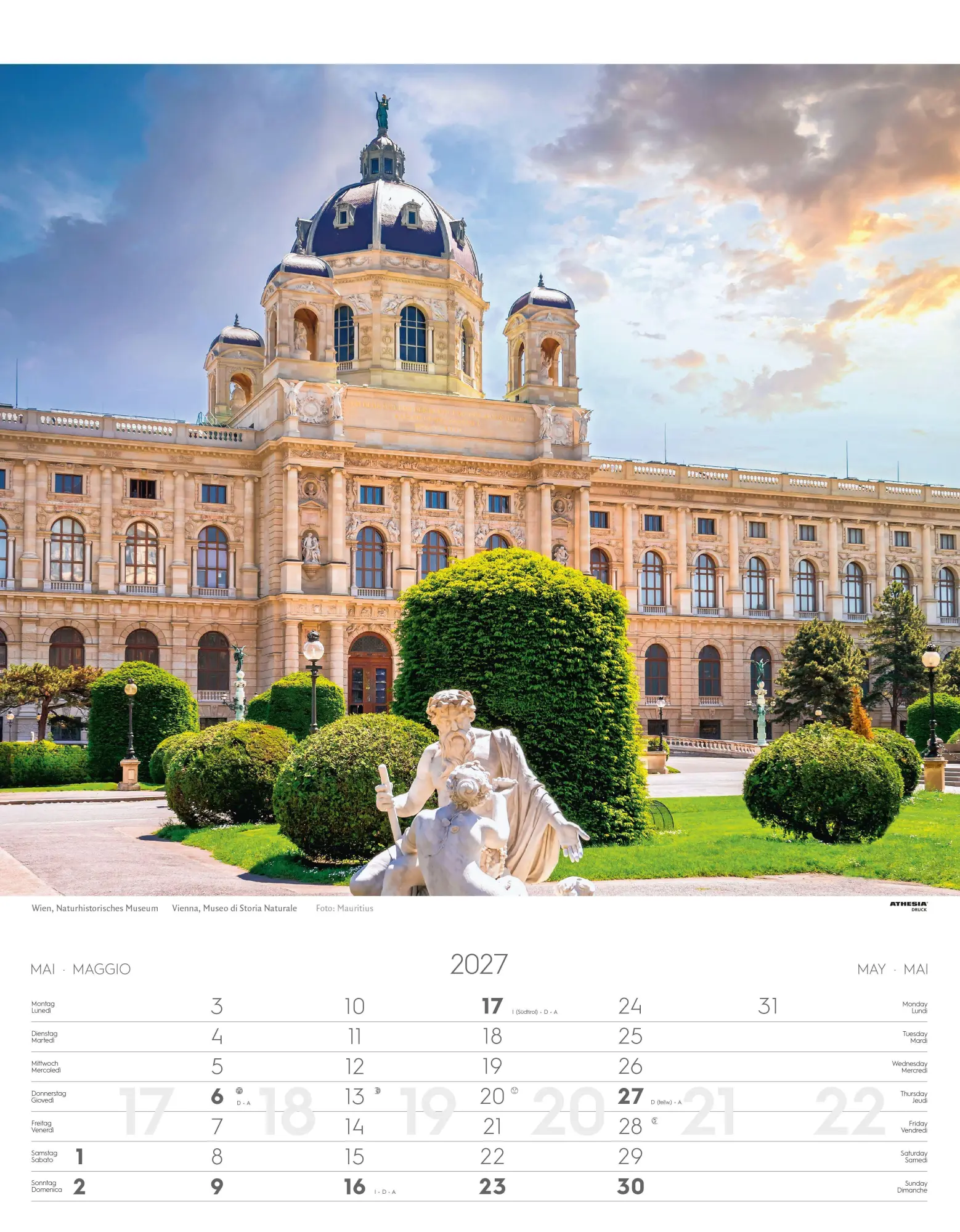 Bild: 9788868399153 | Österreich Kalender 2027 | Austria | Athesia-Tappeiner Verlag | 14 S.