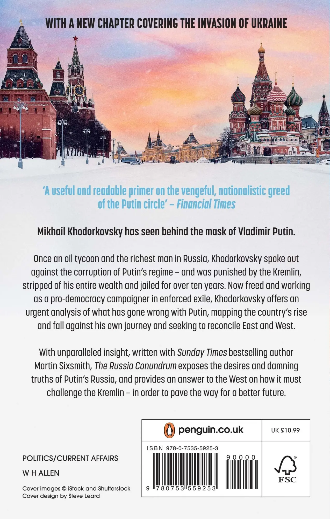 Rückseite: 9780753559253 | The Russia Conundrum | One man's fight to save his country's soul | X