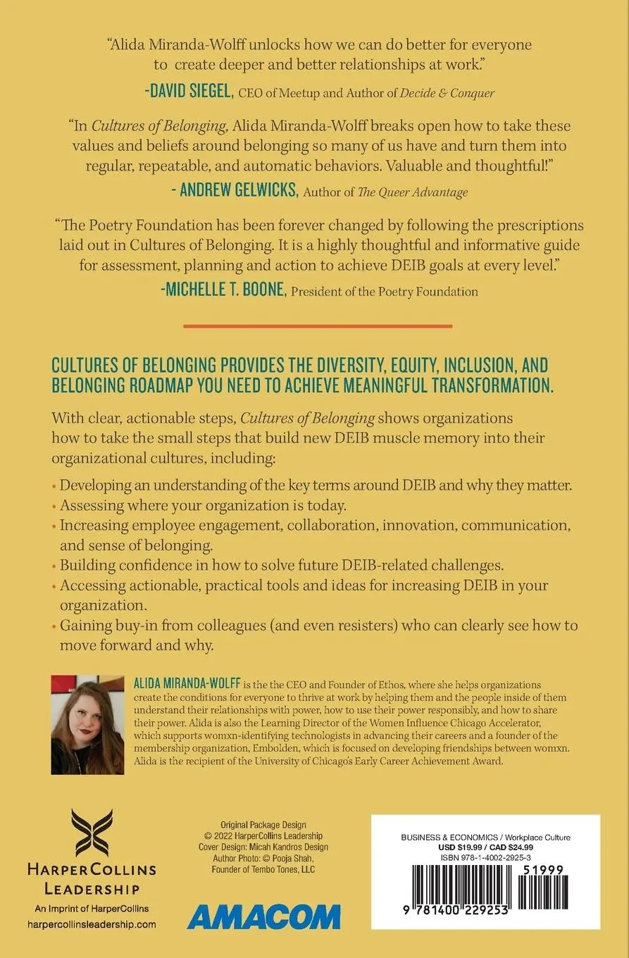 Rückseite: 9781400229253 | Cultures of Belonging | Building Inclusive Organizations That Last