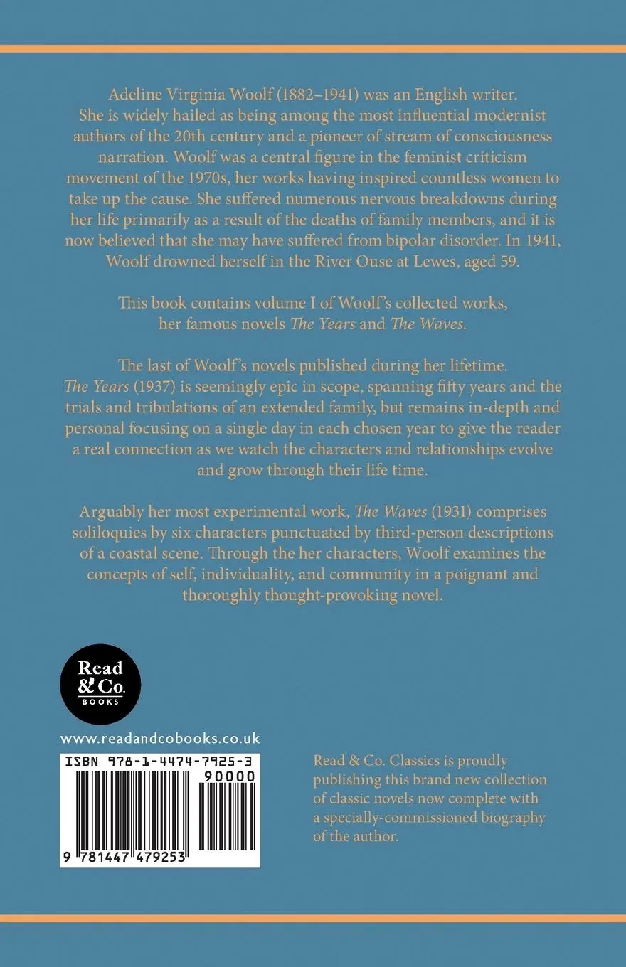 Rückseite: 9781447479253 | The Collected Novels of Virginia Woolf - Volume I - The Years, The...