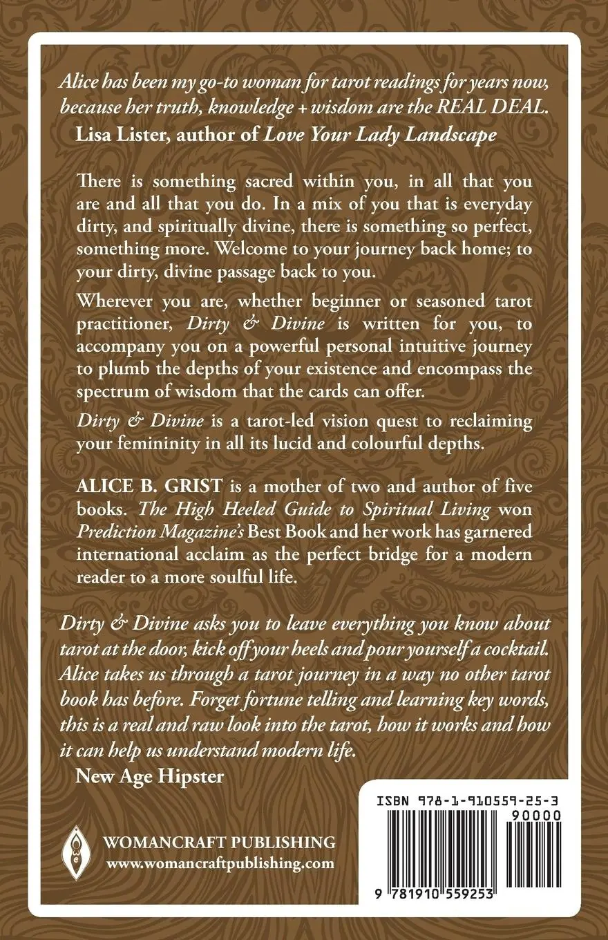 Rückseite: 9781910559253 | Dirty &amp; Divine | A transformative journey through tarot | Grist | Buch