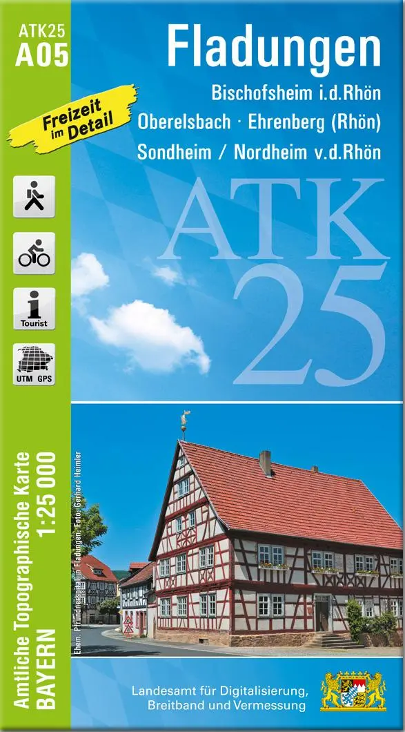 Cover: 9783899339253 | Fladungen 1:25 000 | Digitalisierung | (Land-)Karte | Deutsch | 2021
