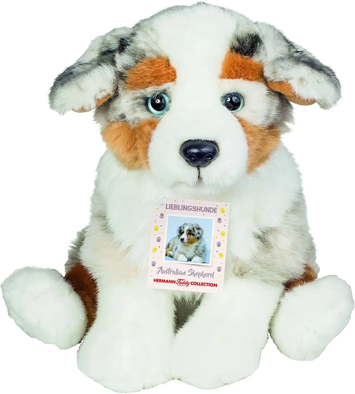 Cover: 4004510919353 | Teddy Hermann 91935 - Australian Shepherd Welpe sitzend, 22 cm,...