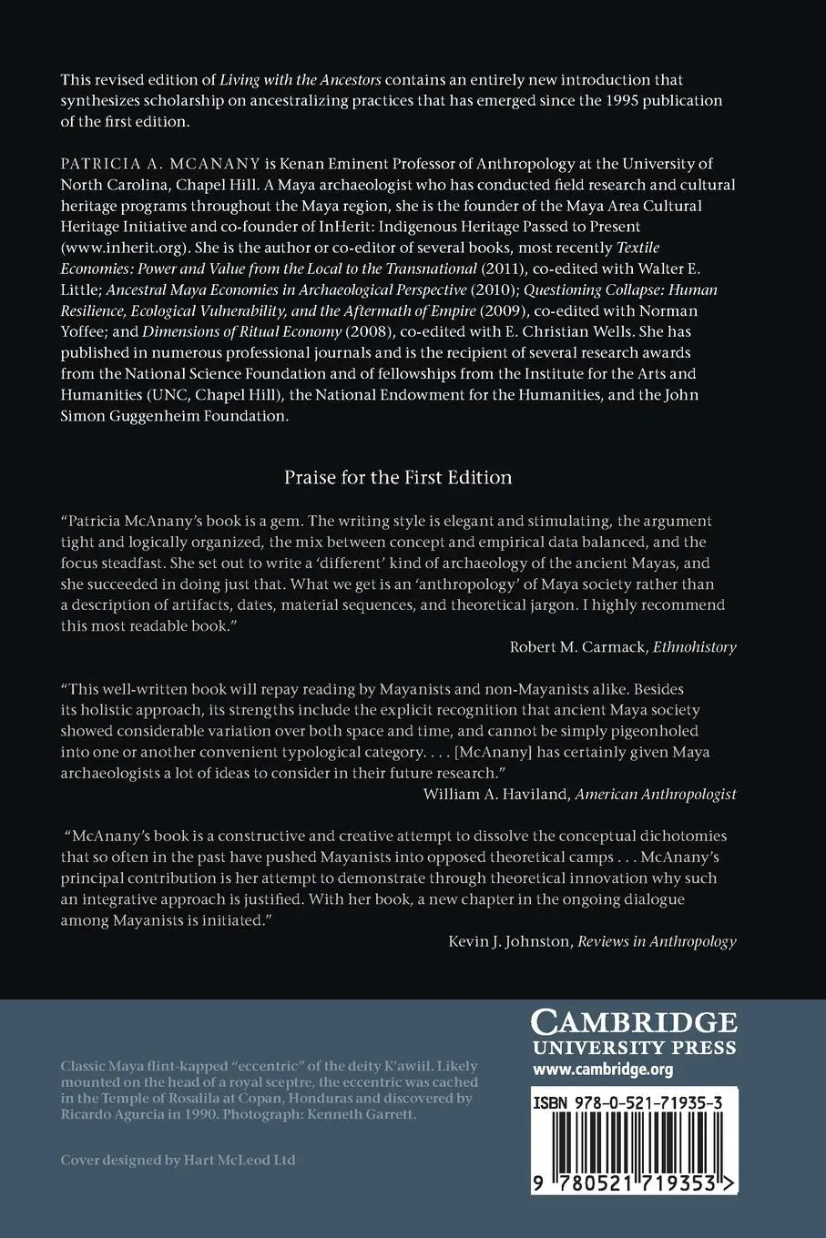 Rückseite: 9780521719353 | Living with the Ancestors | Patricia McAnany | Taschenbuch | Englisch