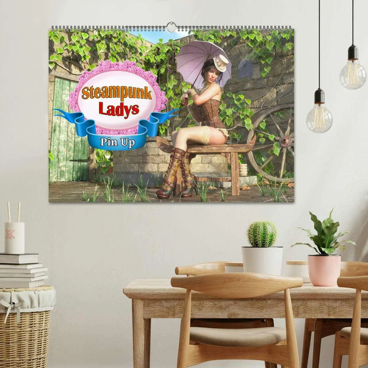 Bild: 9783457619353 | Steampunk Ladys Pin Up (Wandkalender 2026 DIN A2 quer), CALVENDO...