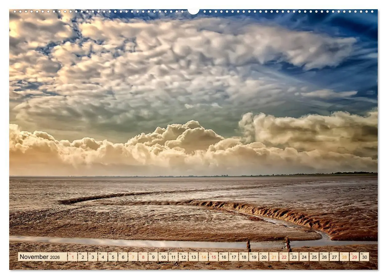Bild: 9783516189353 | Friesland - Watt und Nordsee (Wandkalender 2026 DIN A2 quer),...