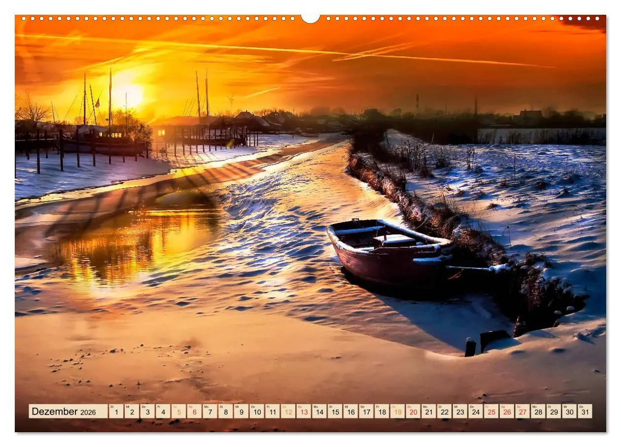 Bild: 9783516189353 | Friesland - Watt und Nordsee (Wandkalender 2026 DIN A2 quer),...
