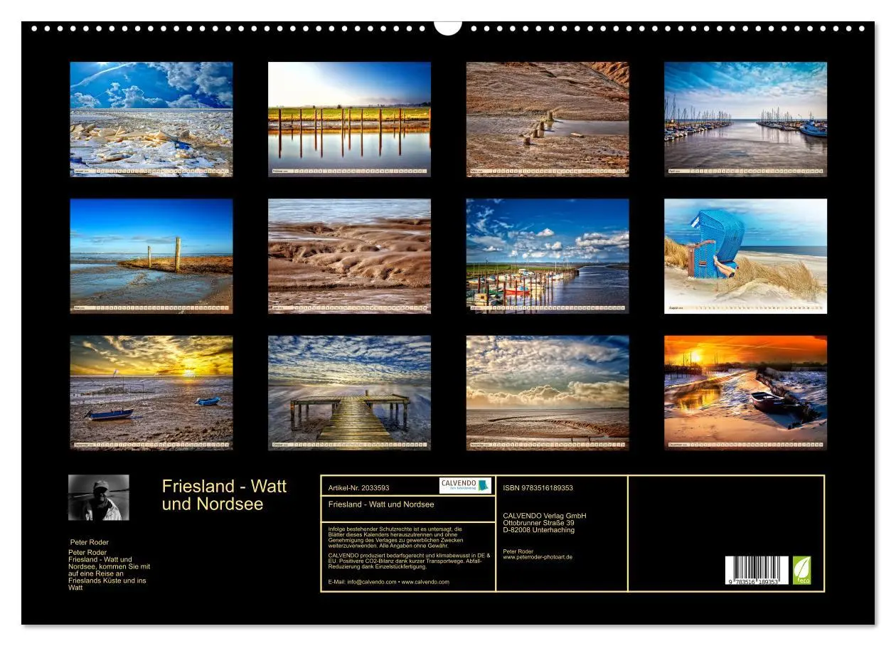 Bild: 9783516189353 | Friesland - Watt und Nordsee (Wandkalender 2026 DIN A2 quer),...