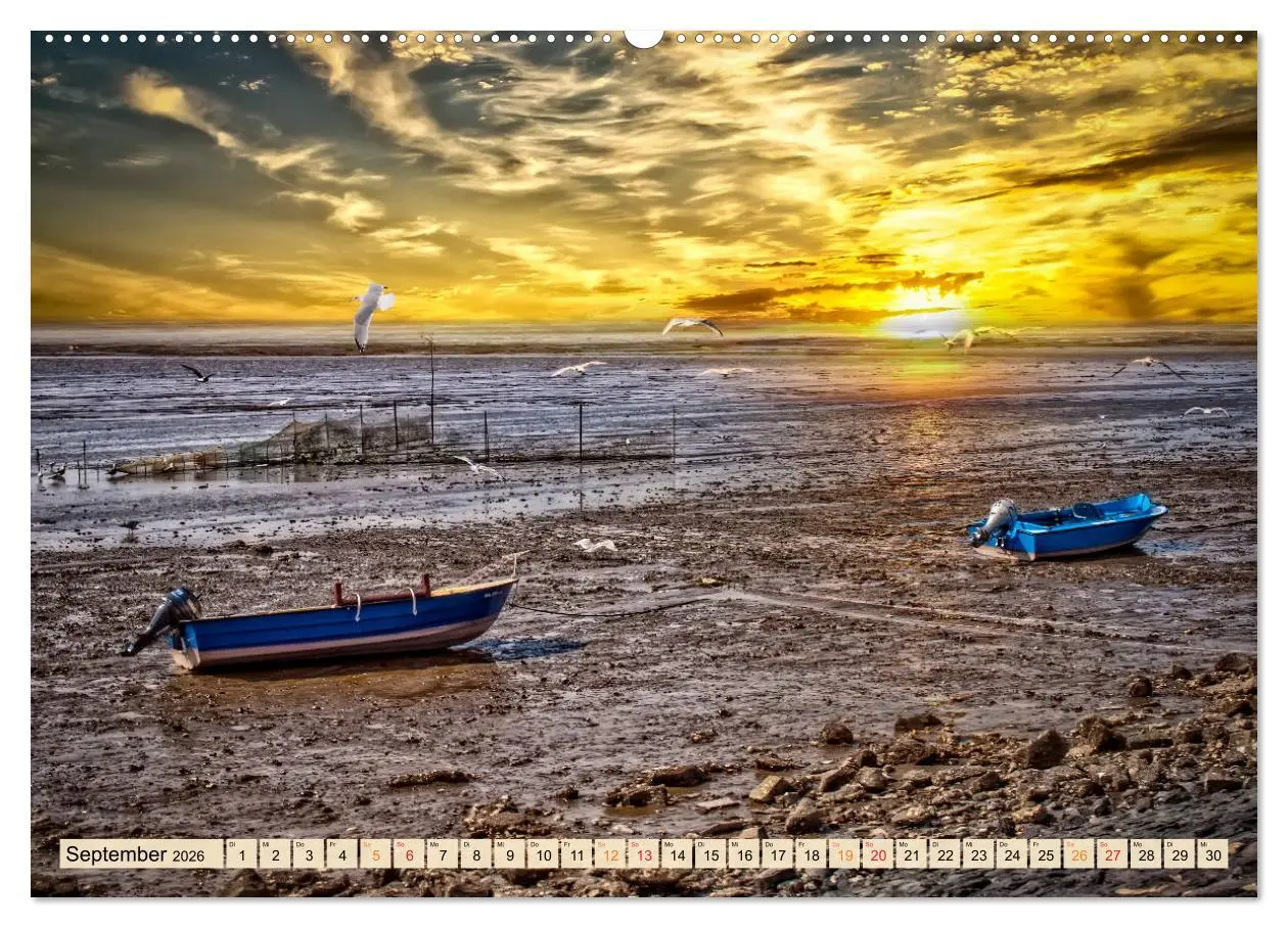 Bild: 9783516189353 | Friesland - Watt und Nordsee (Wandkalender 2026 DIN A2 quer),...