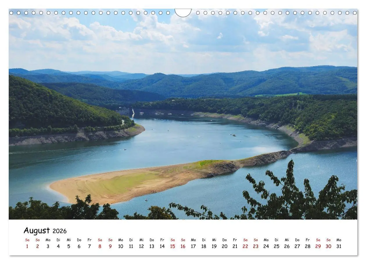 Bild: 9783457779453 | Der Edersee - Das Paradies in Nordhessen (Wandkalender 2026 DIN A3...