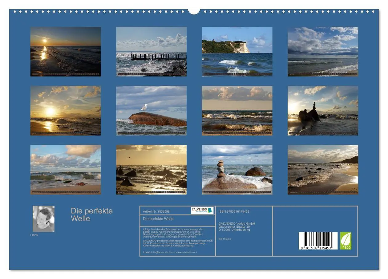 Bild: 9783516179453 | Die perfekte Welle (hochwertiger Premium Wandkalender 2026 DIN A2...
