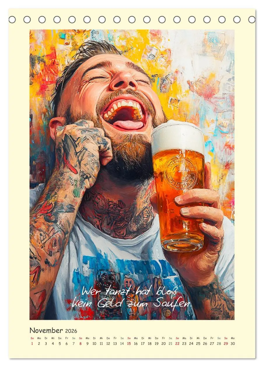 Bild: 9783516249453 | Bier, Bäuche, Sprüche. Spaß mit Hopfen und Malz (Tischkalender 2026...