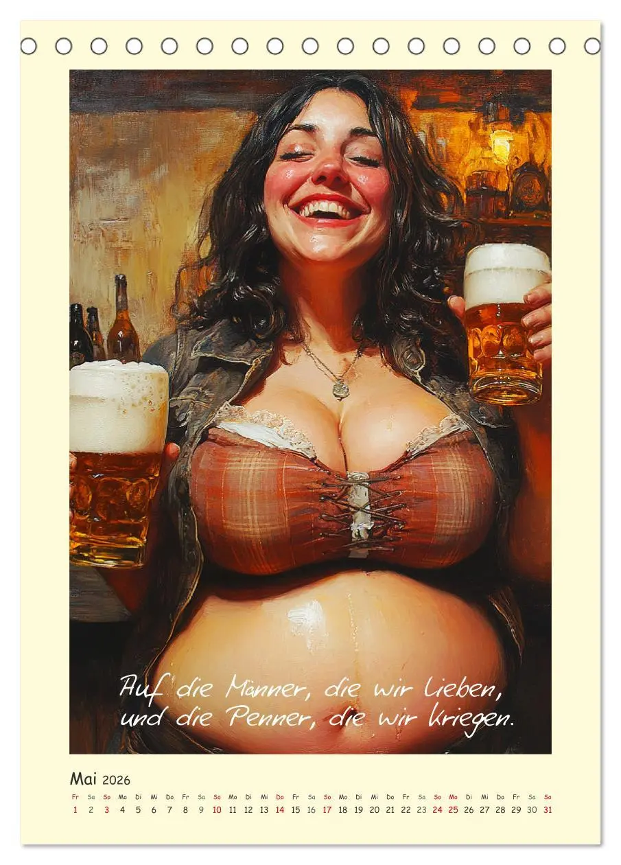 Bild: 9783516249453 | Bier, Bäuche, Sprüche. Spaß mit Hopfen und Malz (Tischkalender 2026...
