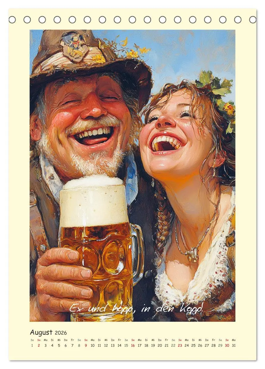 Bild: 9783516249453 | Bier, Bäuche, Sprüche. Spaß mit Hopfen und Malz (Tischkalender 2026...