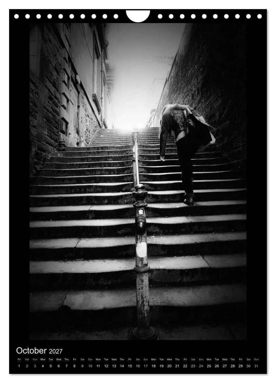 Bild: 9783594089453 | EDINBURGH NOIR (Wall Calendar 2027 DIN A4 portrait), CALVENDO 12...