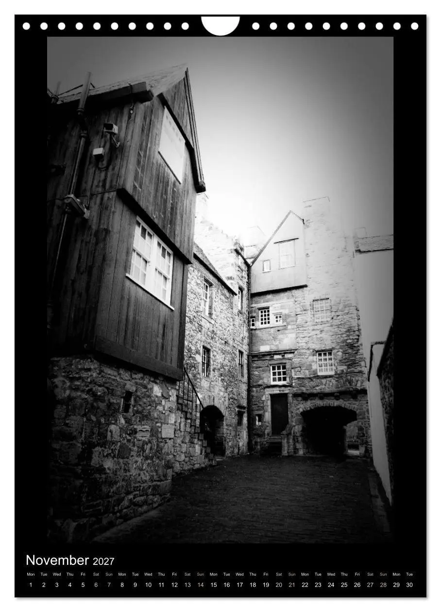 Bild: 9783594089453 | EDINBURGH NOIR (Wall Calendar 2027 DIN A4 portrait), CALVENDO 12...