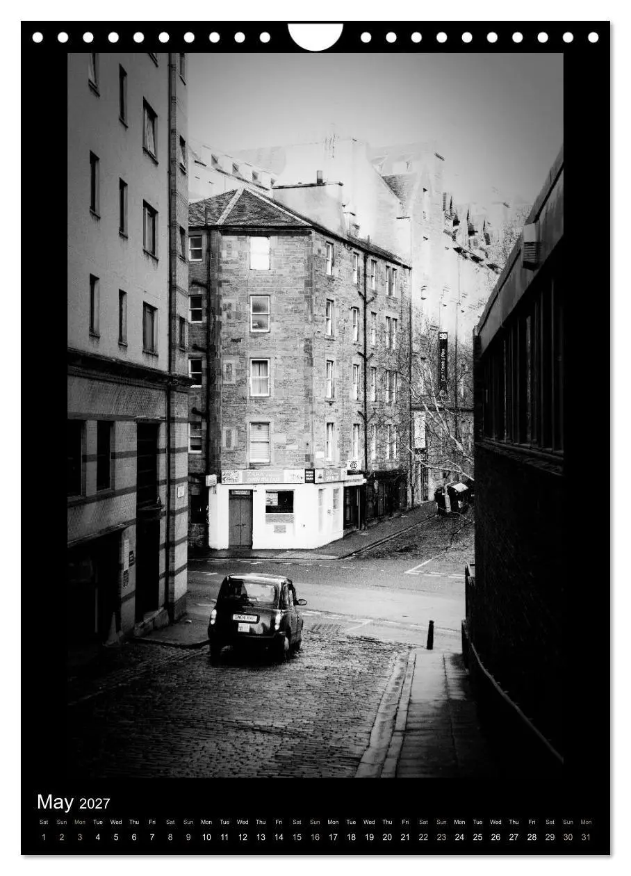 Bild: 9783594089453 | EDINBURGH NOIR (Wall Calendar 2027 DIN A4 portrait), CALVENDO 12...