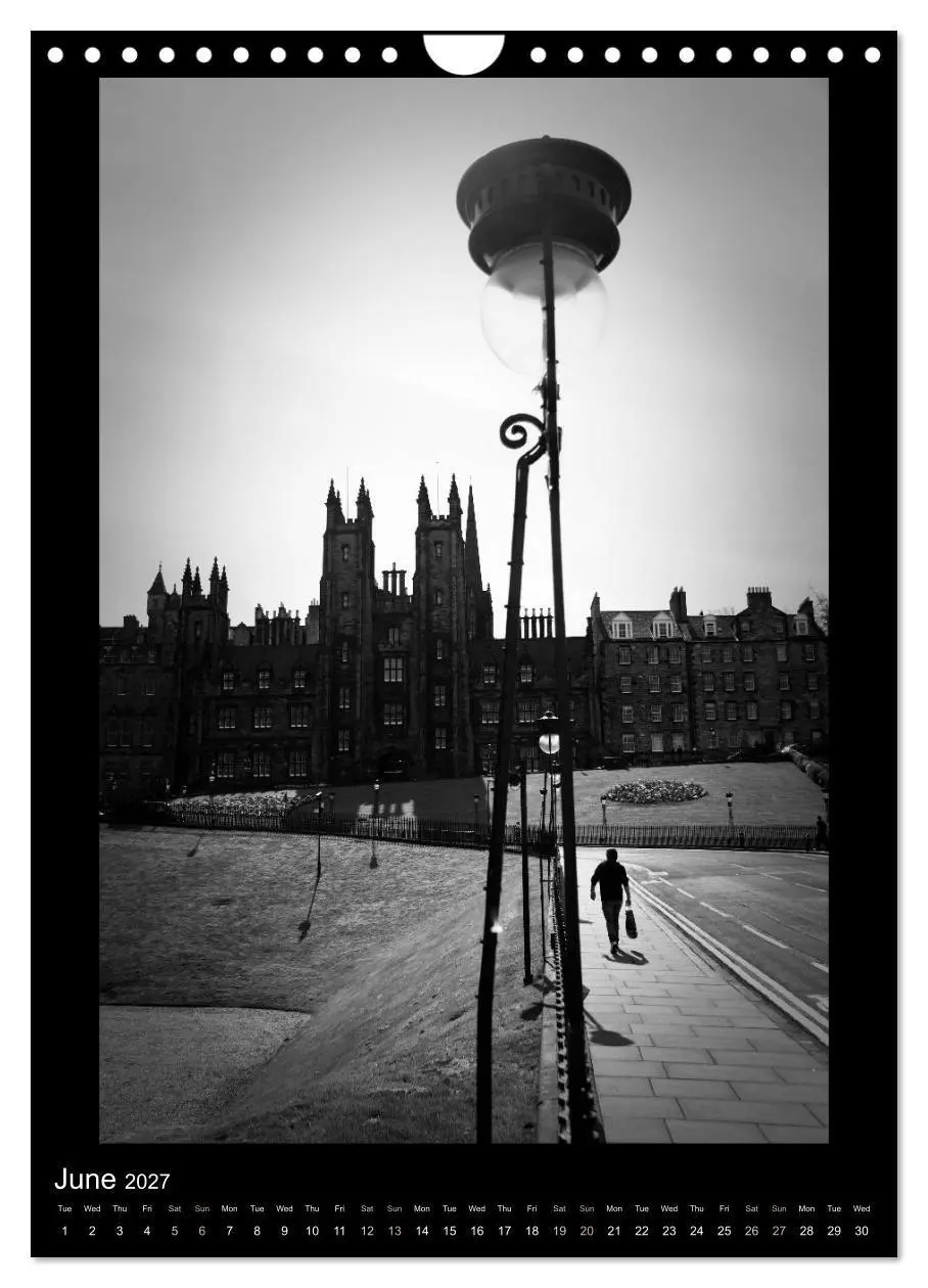 Bild: 9783594089453 | EDINBURGH NOIR (Wall Calendar 2027 DIN A4 portrait), CALVENDO 12...