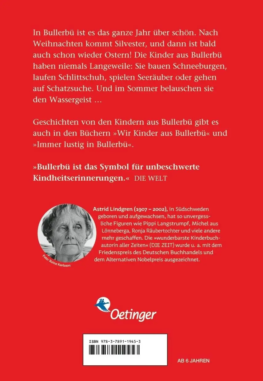 Rückseite: 9783789119453 | Mehr von uns Kindern aus Bullerbü | Astrid Lindgren | Buch | 132 S.