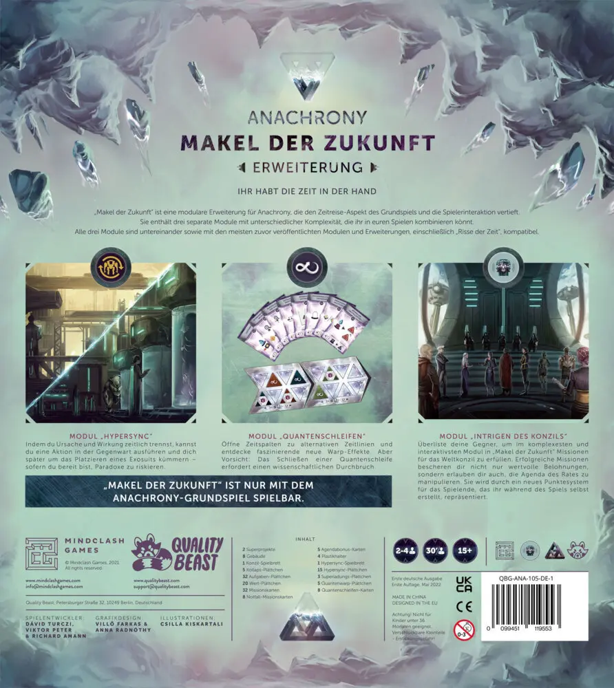 Bild: 99451119553 | Anachrony - Makel der Zukunft (Spiel) | Dávid Turczi (u. a.) | Spiel