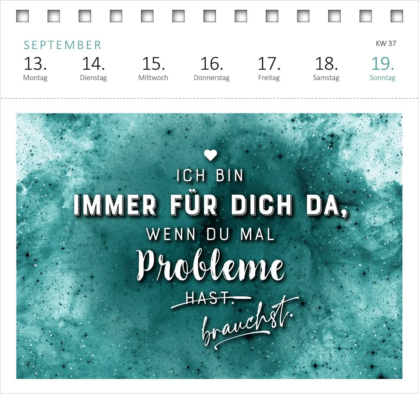 Bild: 4014489139553 | Postkartenkalender Vom Rande des Wahnsinns aus kenne ich den Weg,...