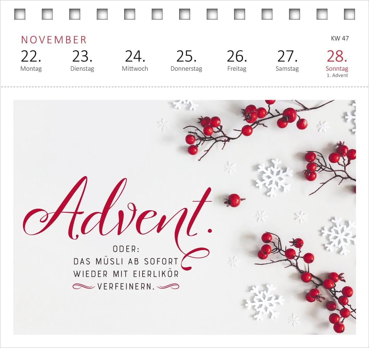 Bild: 4014489139553 | Postkartenkalender Vom Rande des Wahnsinns aus kenne ich den Weg,...