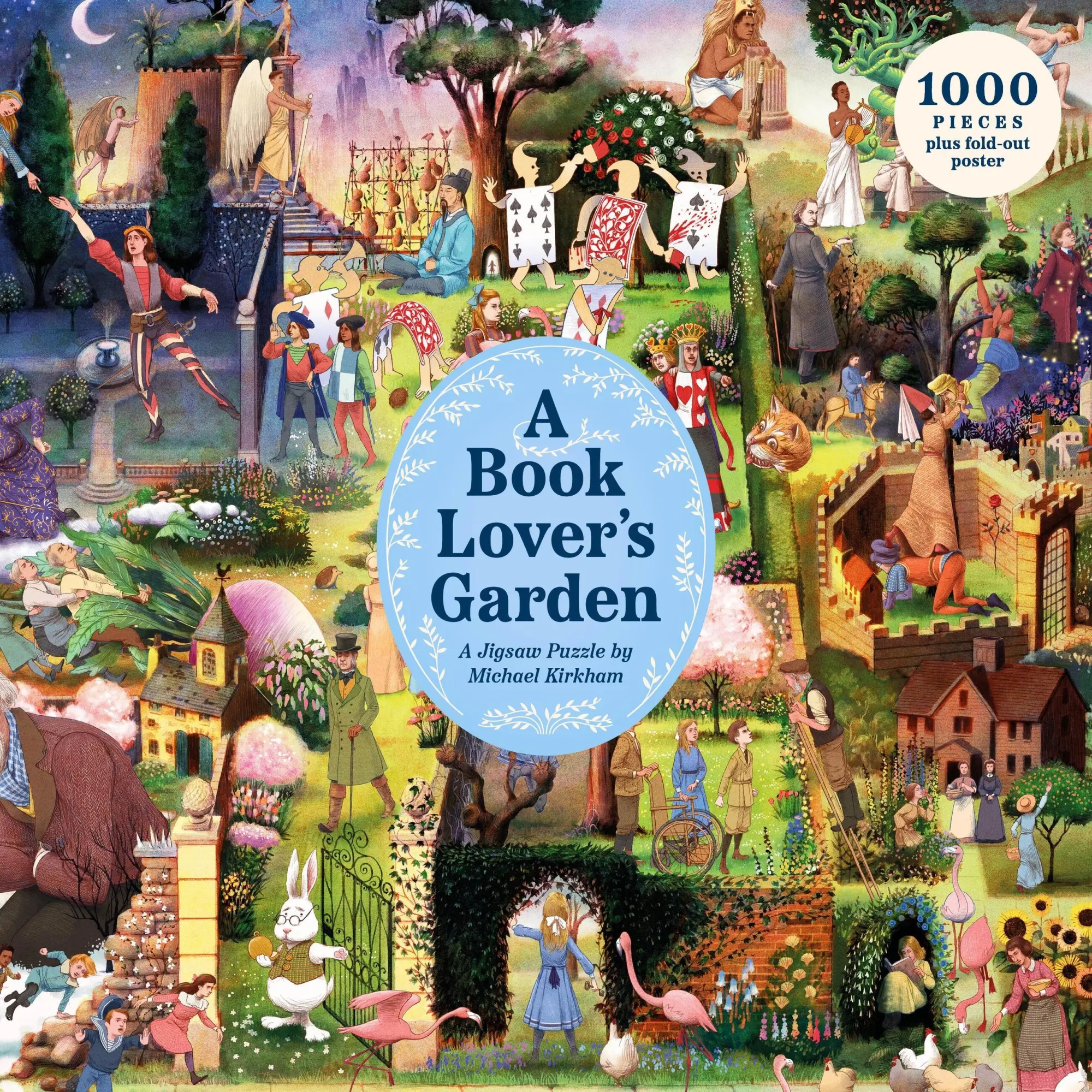 Cover: 9781399629553 | A Book Lover's Garden: A 1000-Piece Jigsaw Puzzle by Michael Kirkham