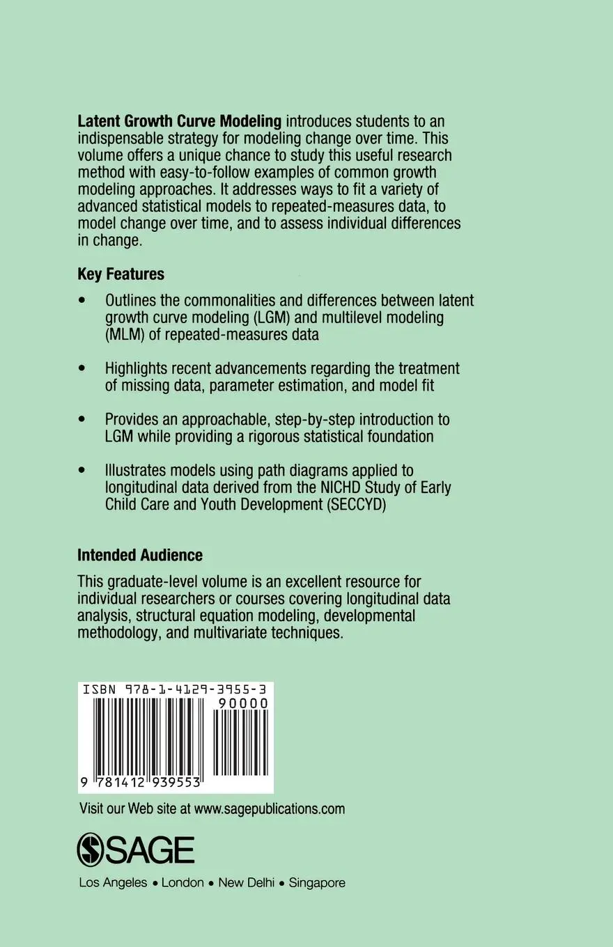 Rückseite: 9781412939553 | Latent Growth Curve Modeling | Kristopher J. Preacher (u. a.) | Buch