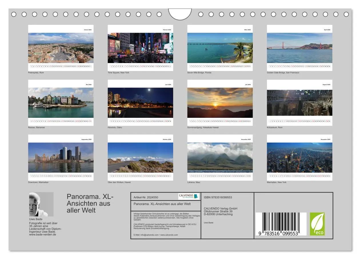 Bild: 9783516099553 | Panorama. XL-Ansichten aus aller Welt (Wandkalender 2026 DIN A4...