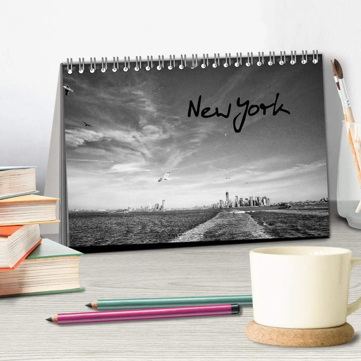 Bild: 9783516239553 | New York 2026 (Tischkalender 2026 DIN A5 quer), CALVENDO...