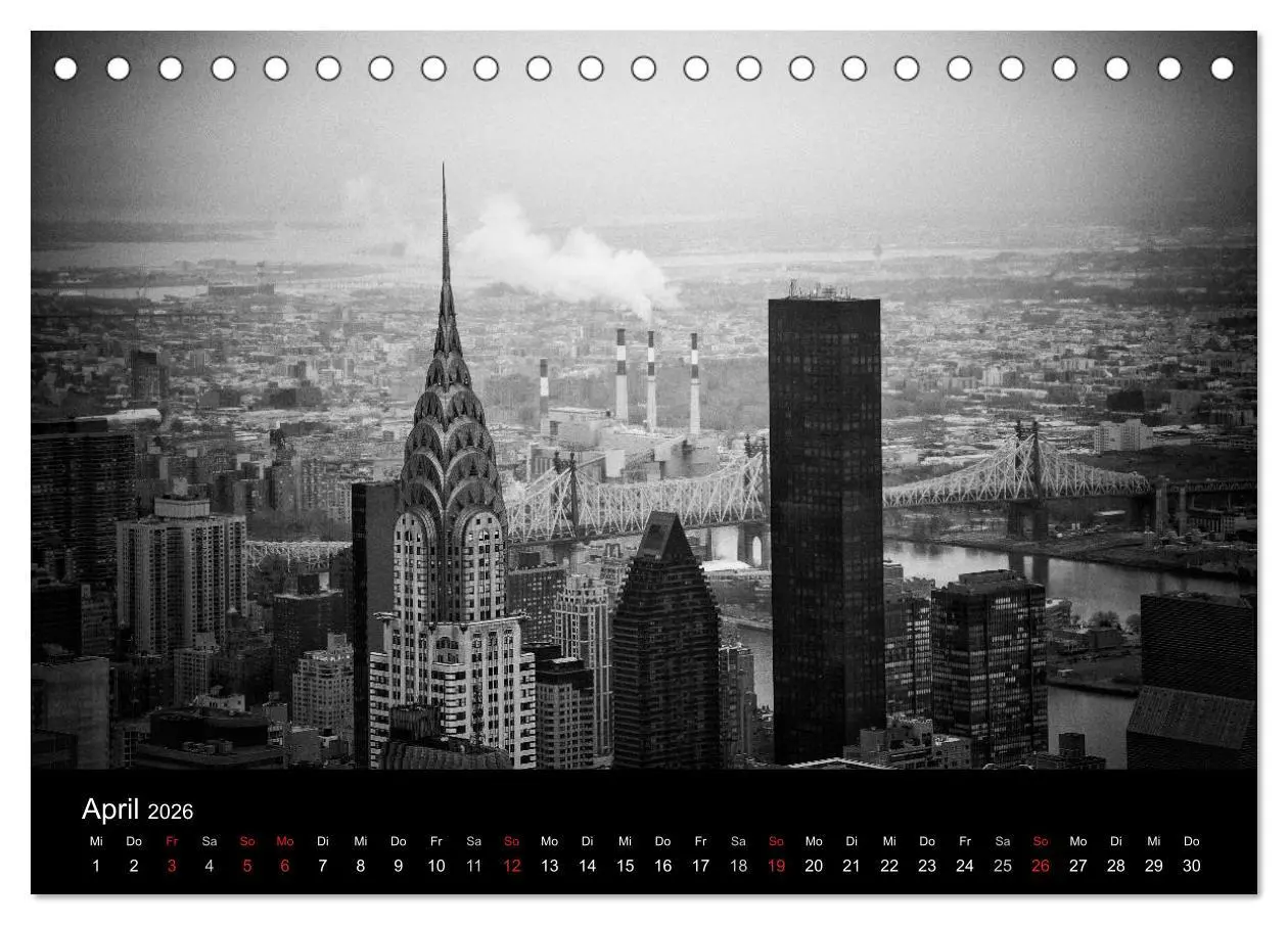 Bild: 9783516239553 | New York 2026 (Tischkalender 2026 DIN A5 quer), CALVENDO...