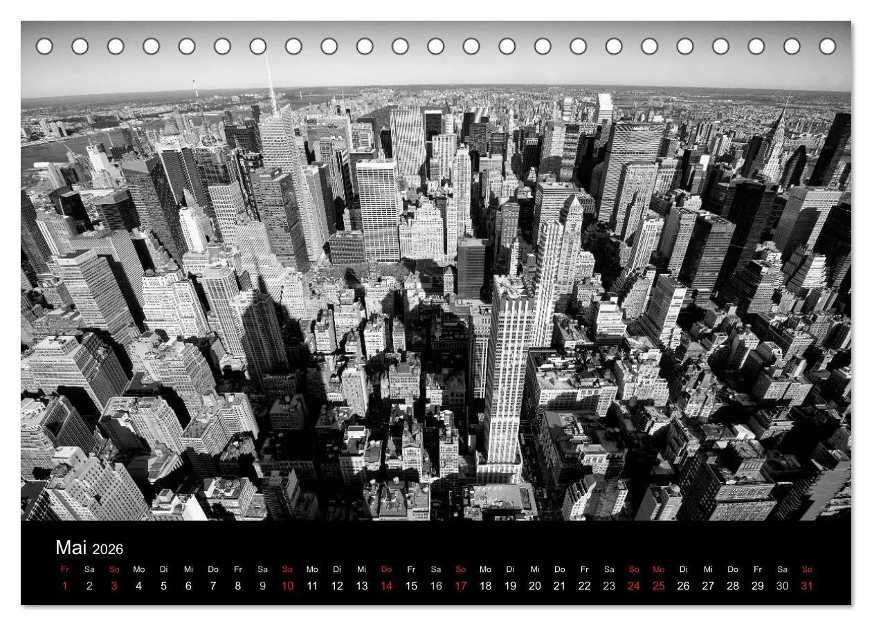 Bild: 9783516239553 | New York 2026 (Tischkalender 2026 DIN A5 quer), CALVENDO...