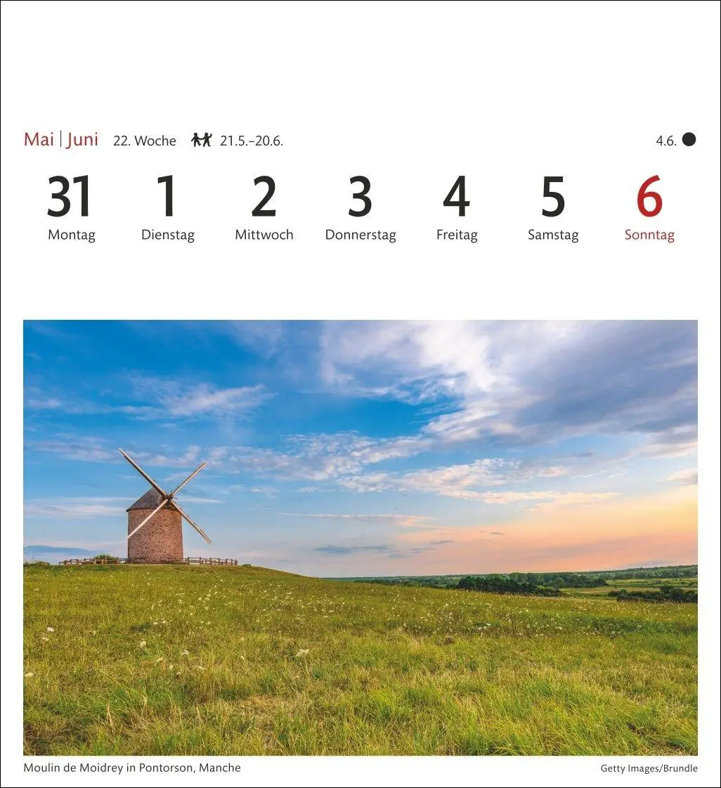Bild: 9783840039553 | Bretagne &amp; Normandie Sehnsuchtskalender 2027 - Wochenkalender mit...