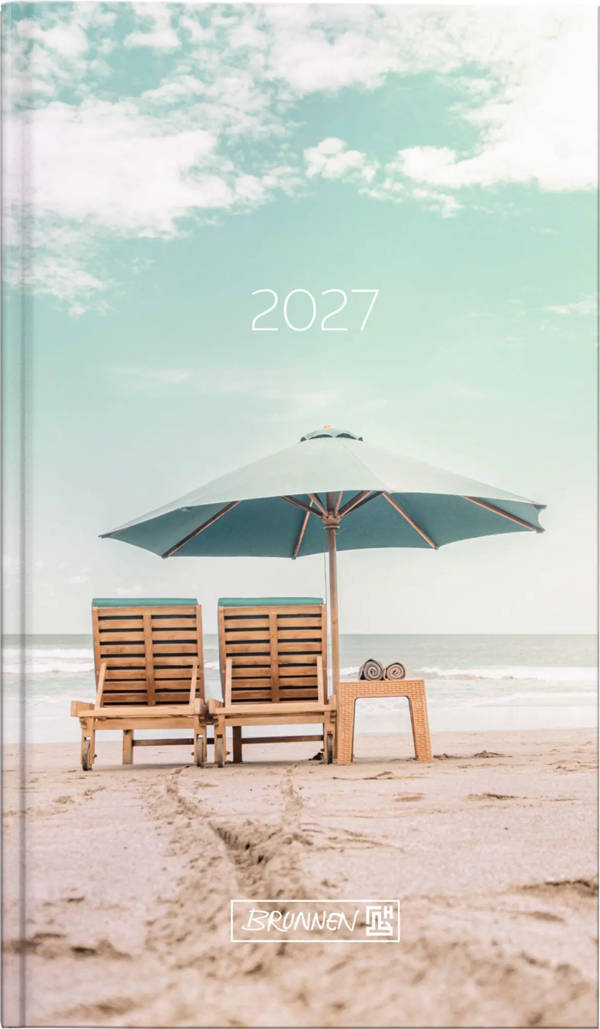 Cover: 4061947159653 | BRUNNEN 1075615037 Taschenkalender Mod. 756 2027 "Sunbeds" A6, Papier