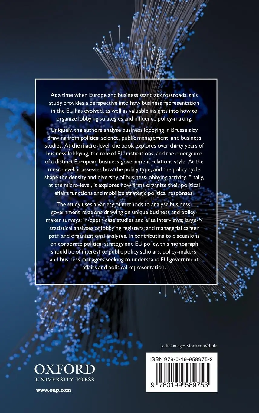 Rückseite: 9780199589753 | Business Lobbying in EU C | Coen Et Al | Buch | Gebunden | Englisch