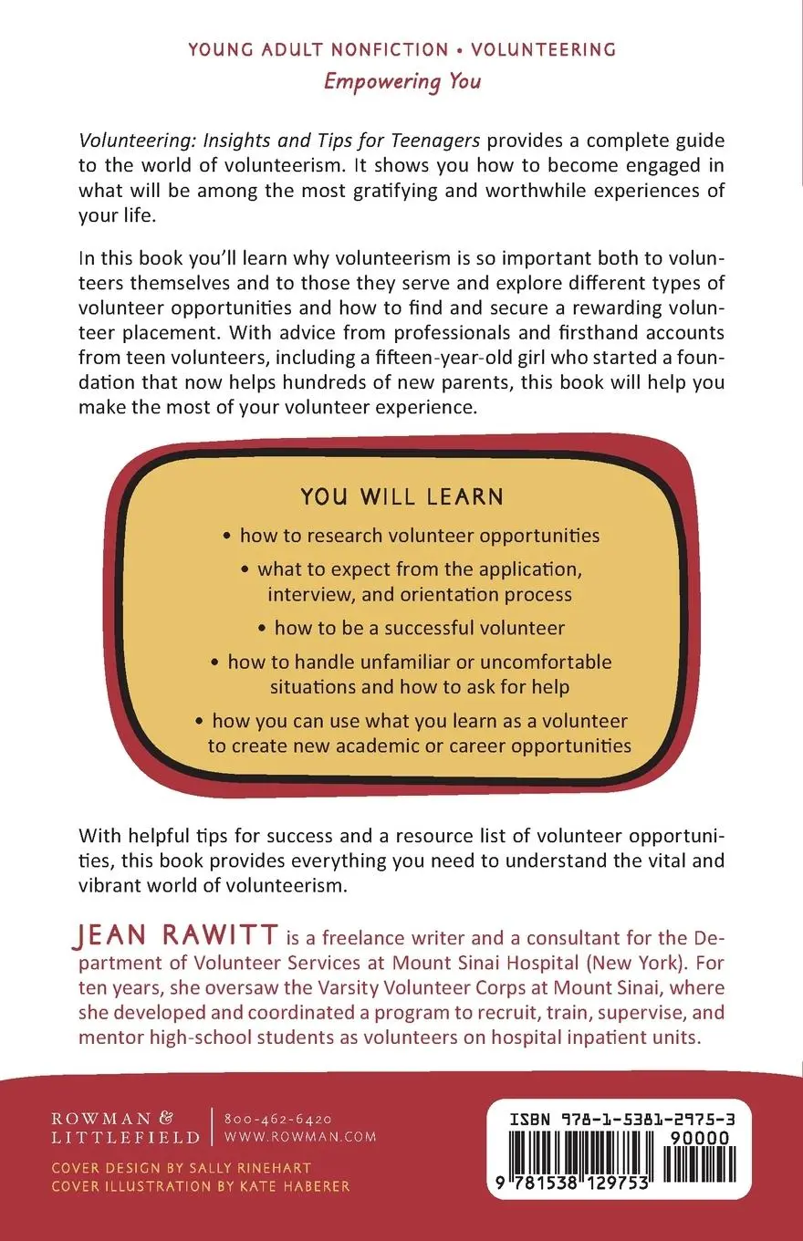 Rückseite: 9781538129753 | Volunteering | Insights and Tips for Teenagers | Jean Rawitt | Buch