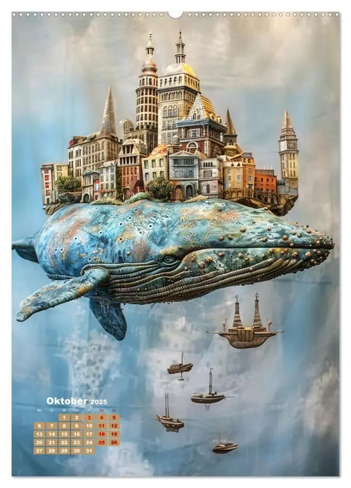 Bild: 9783457129753 | Surrealismus (Wandkalender 2025 DIN A2 hoch), CALVENDO Monatskalender