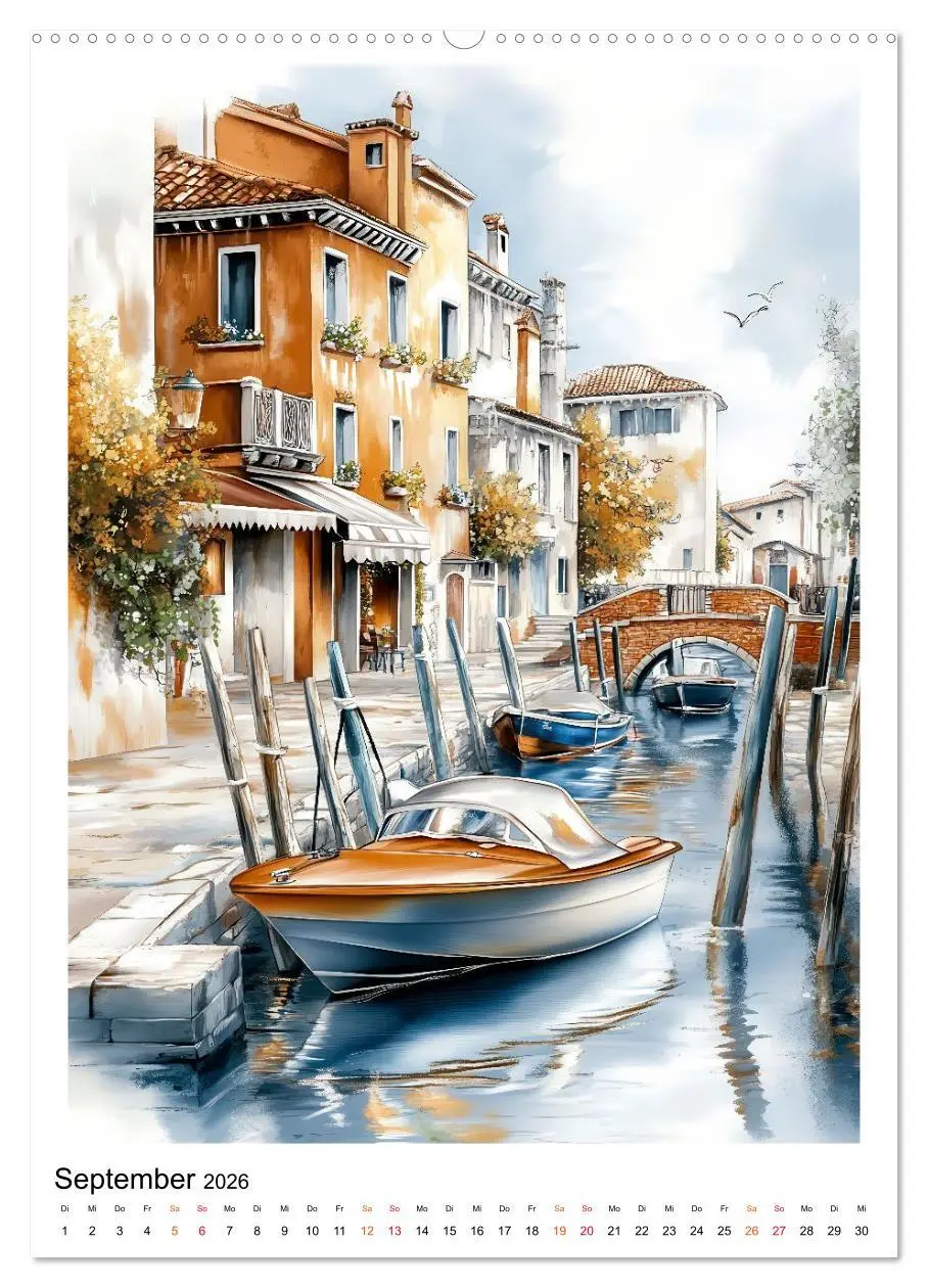 Bild: 9783457299753 | Venedig - Brücken, Kanäle, Gondeln (hochwertiger Premium...